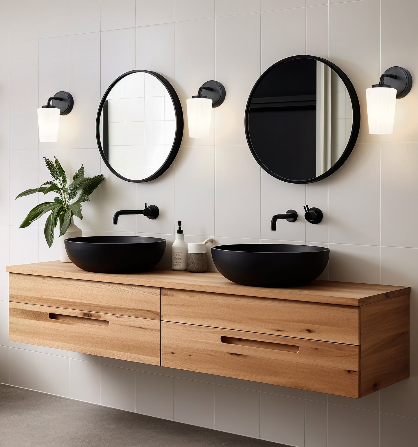 7005-1S-MB - Montford 1 Light Wall 10" Sconce - Matte Black