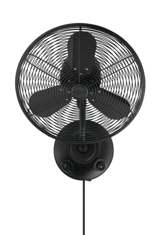 BW116FB3 - Bellows I Indoor/Outdoor 14" 3 Blade Indoor Outdoor Ceiling Fan - Flat Black