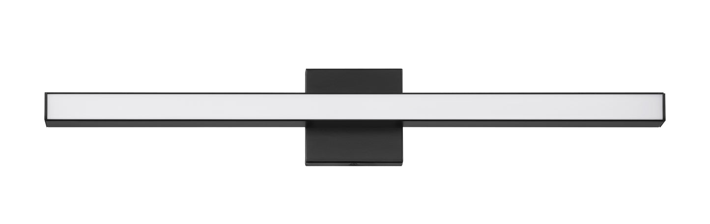 10130FB-LED - Trim 1 Light 30" Wide LED Vanity Light - Flat Black