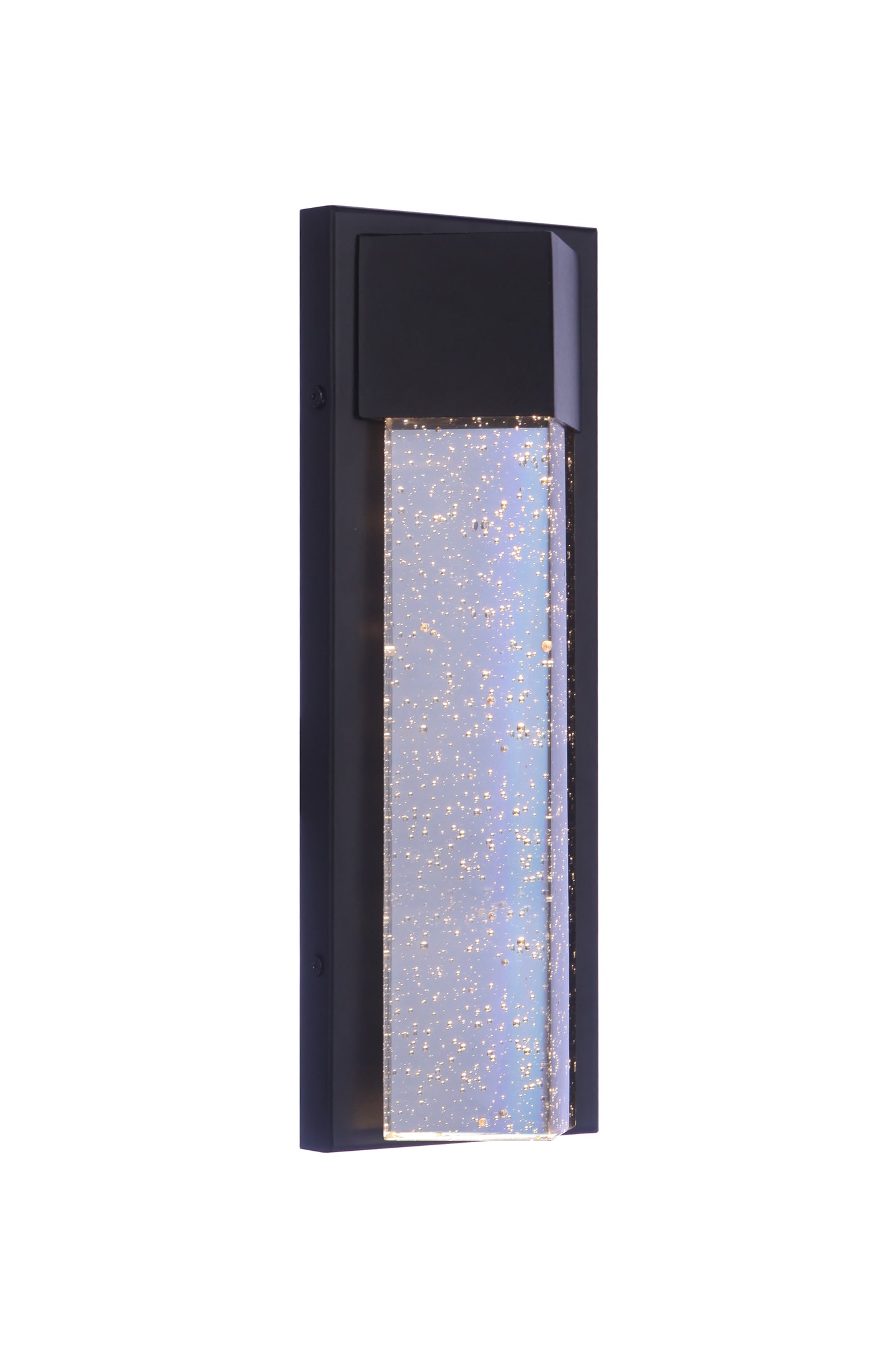 ZA6202-MN-LED - Tony 2 Light 13" High Outdoor Pocket Sconce - Midnight