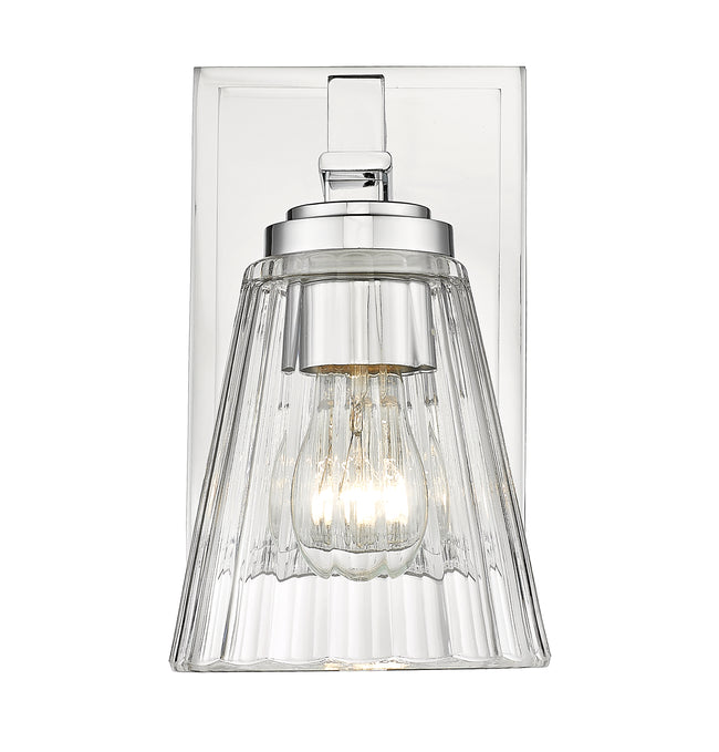 823-1S-CH - Lyna 1 Light Wall 9" Sconce - Chrome