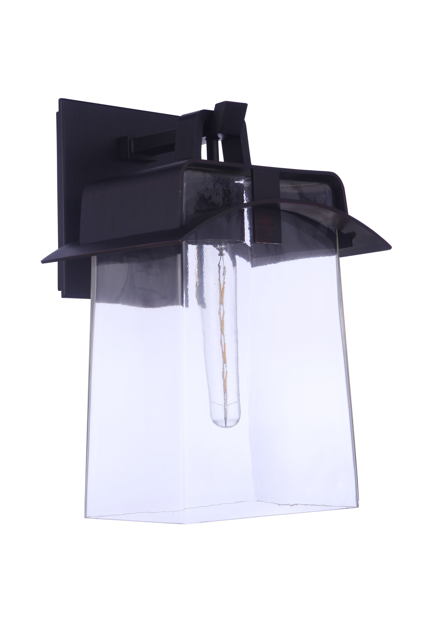 ZA6024-ABZ - Smithy 1 Light 17" High Outdoor Wall Lantern - Aged Bronze Brushed