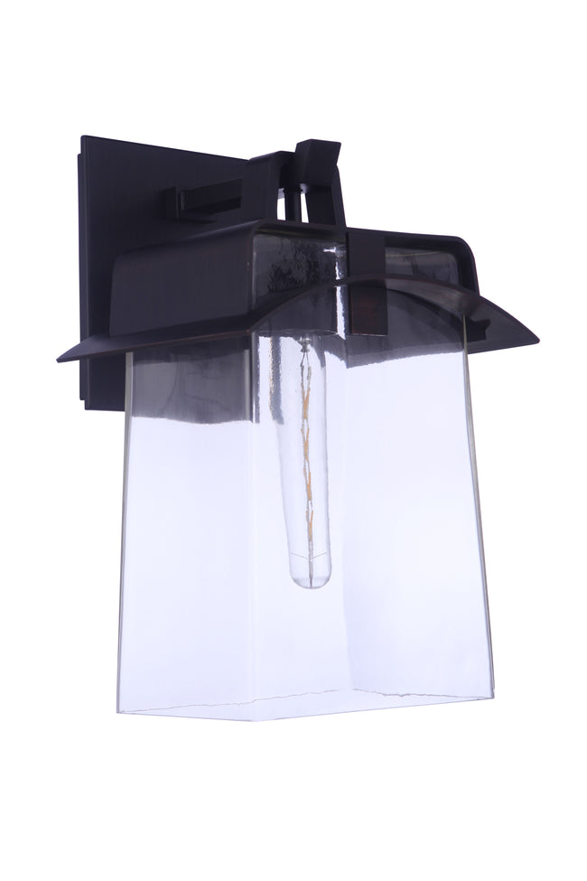 ZA6024-ABZ - Smithy 1 Light 17" High Outdoor Wall Lantern - Aged Bronze Brushed