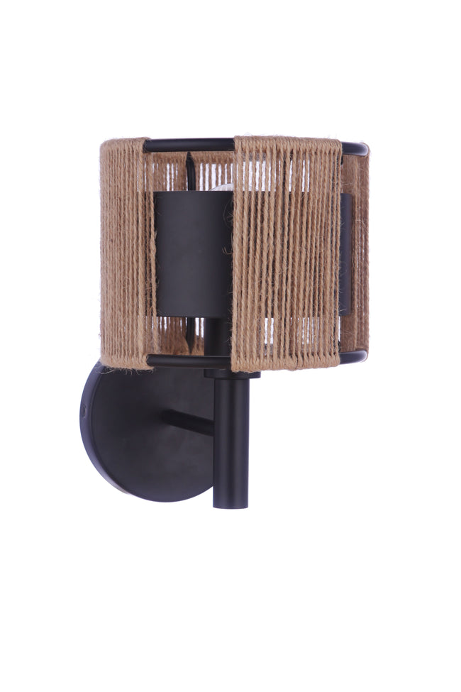 59061-FB - Kensey 1 Light 10.63" High Wall Sconce - Flat Black
