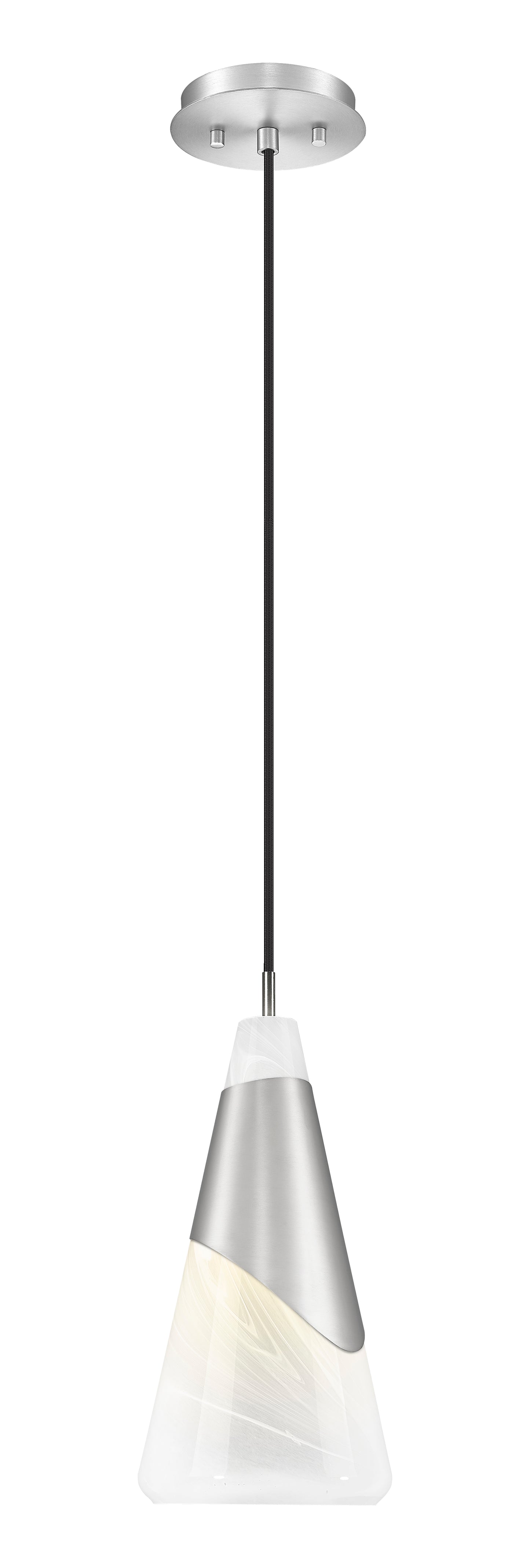 828P7-BN - Aimie 1 Light 7" Pendant - Brushed Nickel