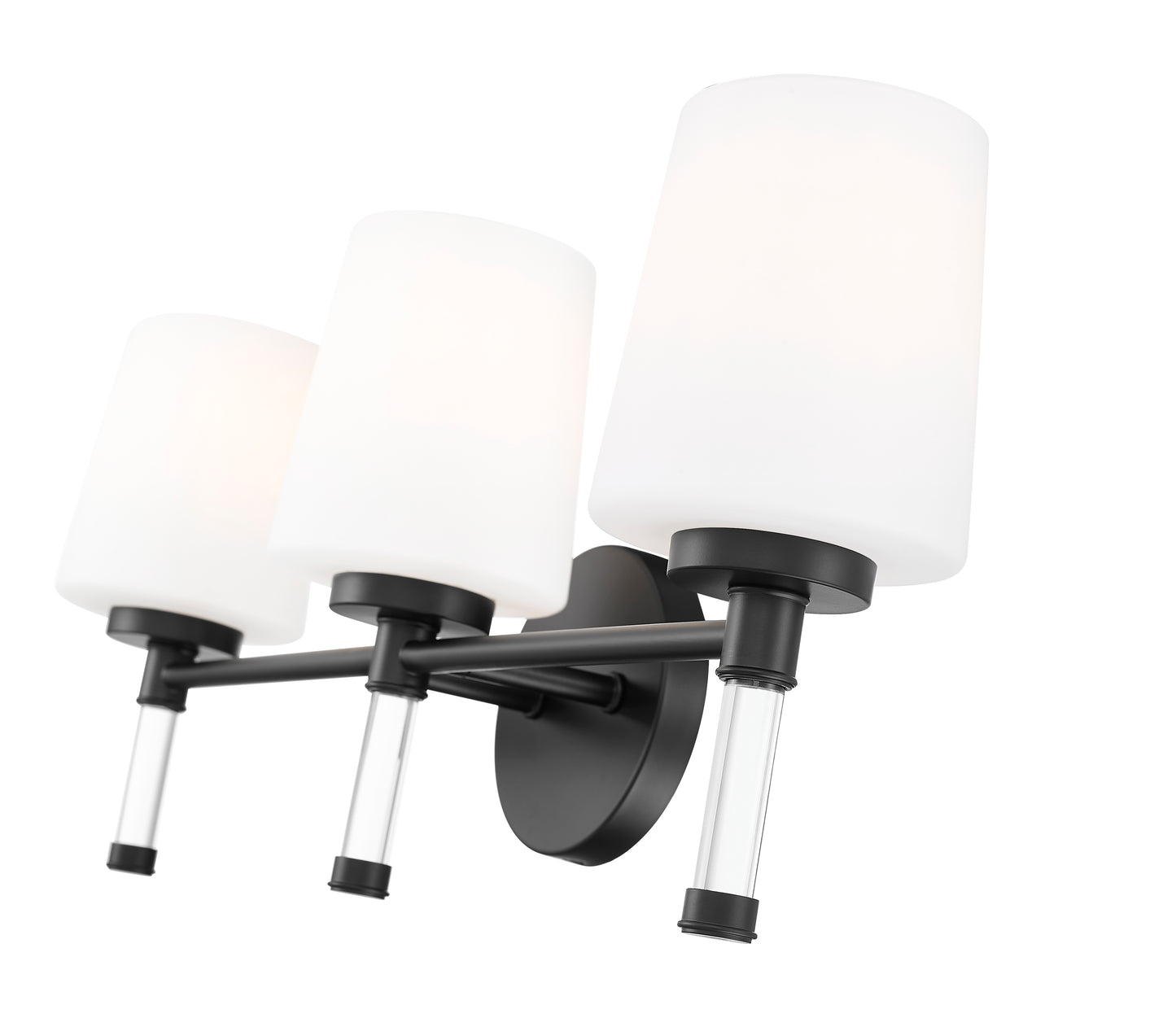 7700-3V-MB - Henri 3 Light 24" Vanity - Matte Black