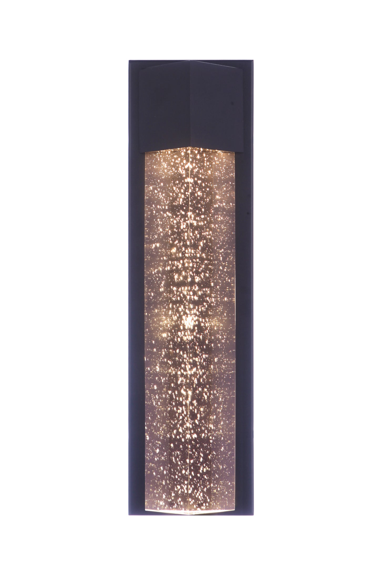 ZA6212-MN-LED - Tony 17" High Outdoor Pocket Sconce - Midnight
