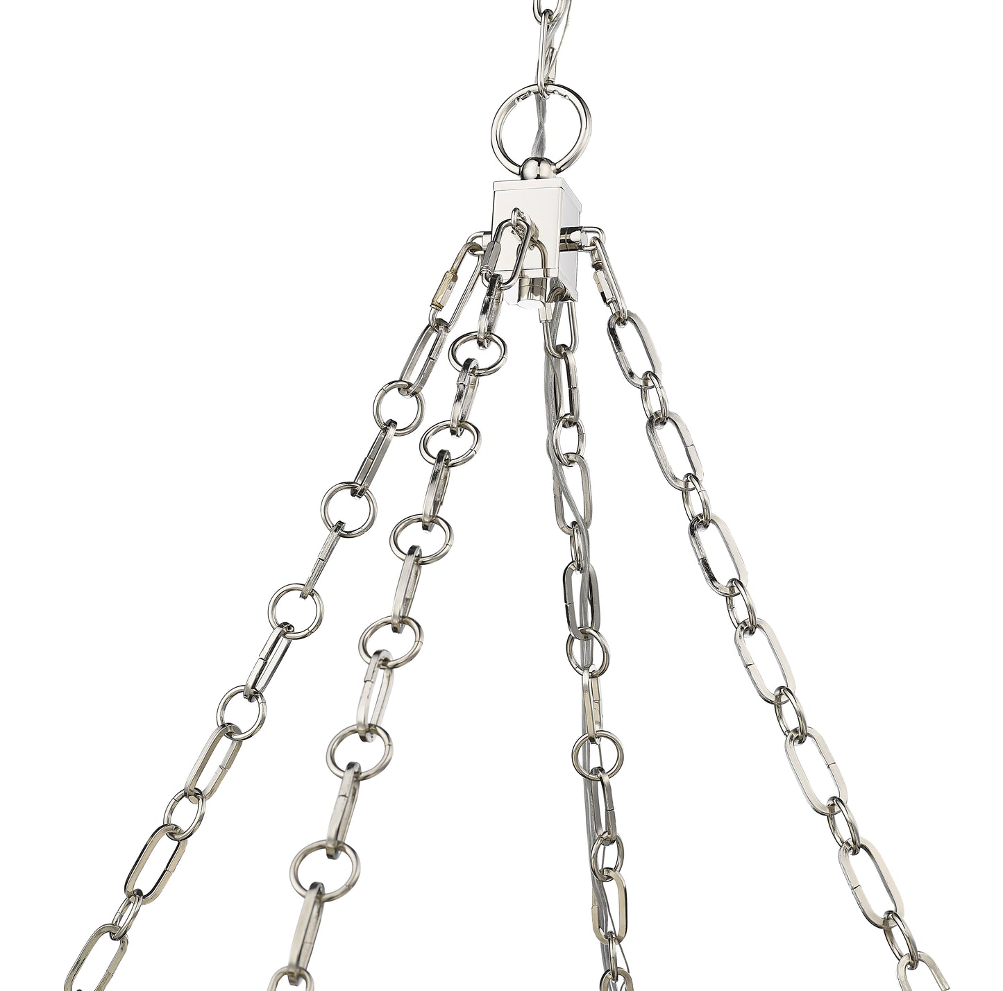 1944P33-PN-LED - Anders 3 Light 33" Chandelier - Polished Nickel