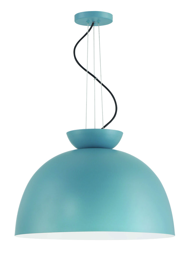 59192-DB - Ventura Dome 1 Light 20" Wide Pendant - Dusty Blue