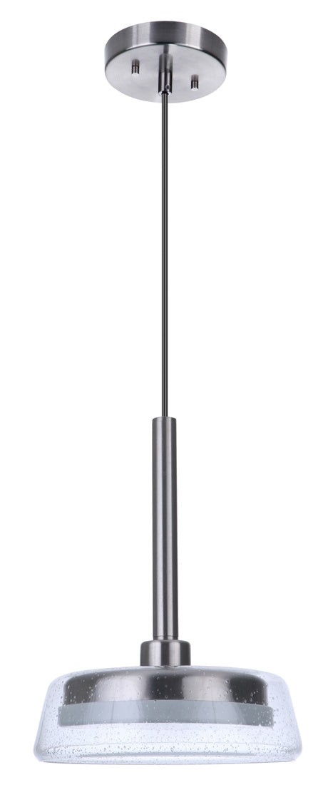 55191-BNK-LED - Centric 1 Light 10" Wide Pendant - Brushed Nickel