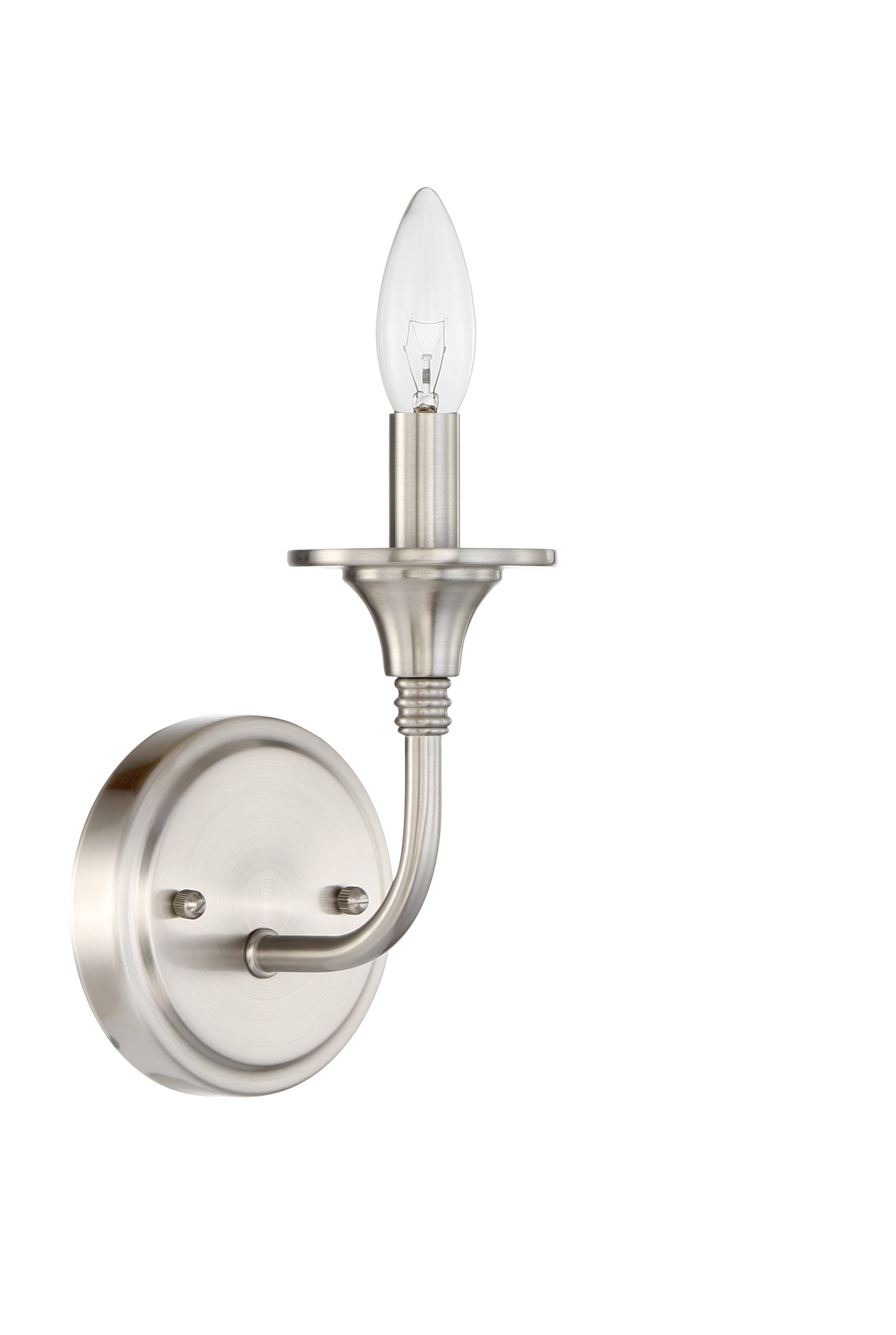 57061-BNK - Jolenne 1 Light 8.25" High Wall Sconce - Brushed Nickel