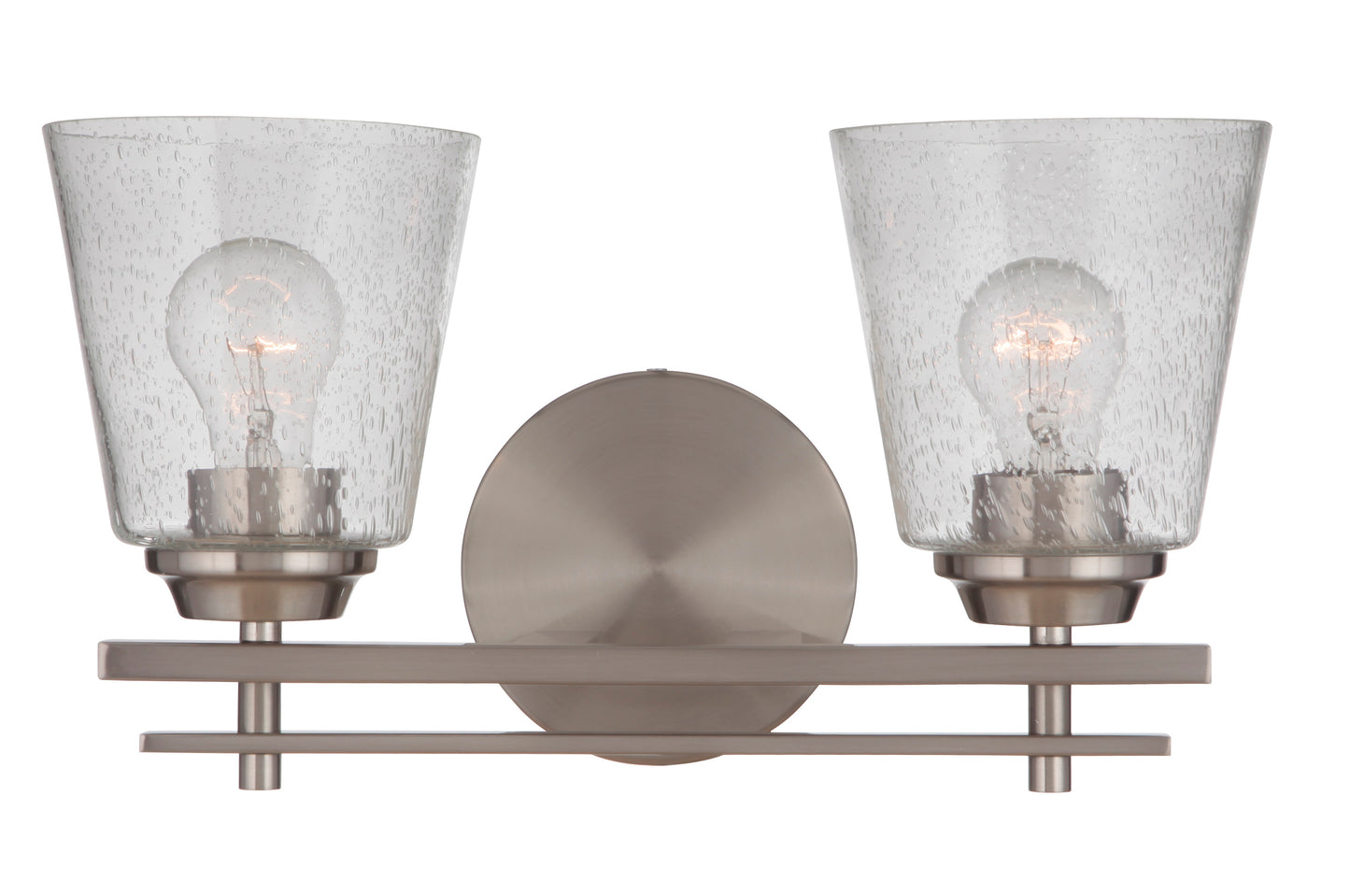 19616BNK2 - Drake 2 Light 16" Wide Vanity Light - Brushed Nickel
