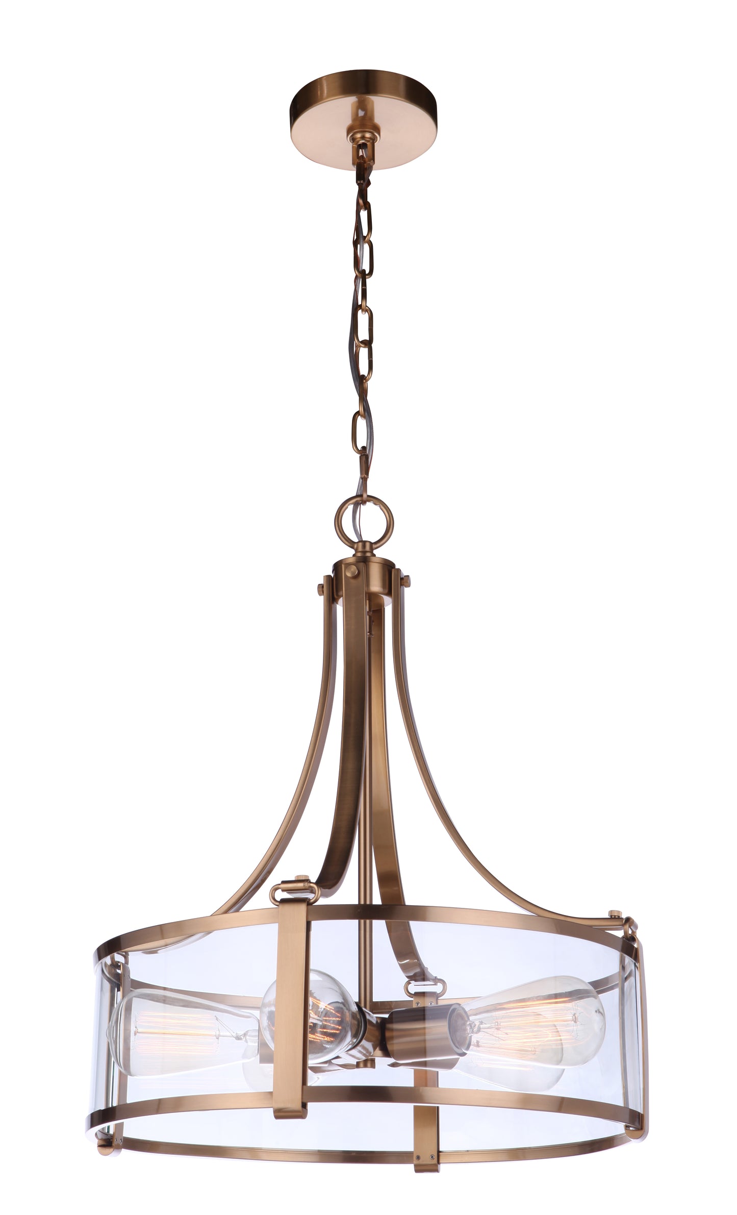 55395-SB - Elliot 5 Light 16" Wide Pendant - Satin Brass