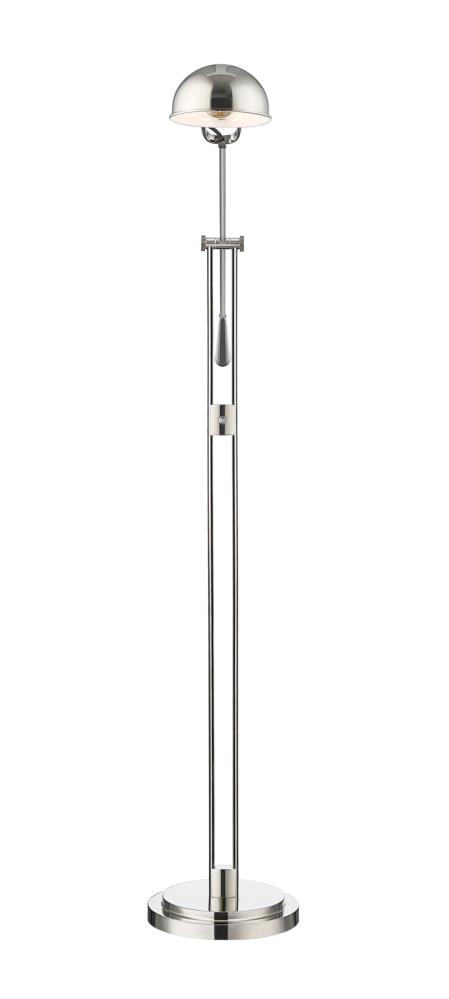741FL-PN - Grammercy Park 1 Light Floor 82" Lamp - Polished Nickel