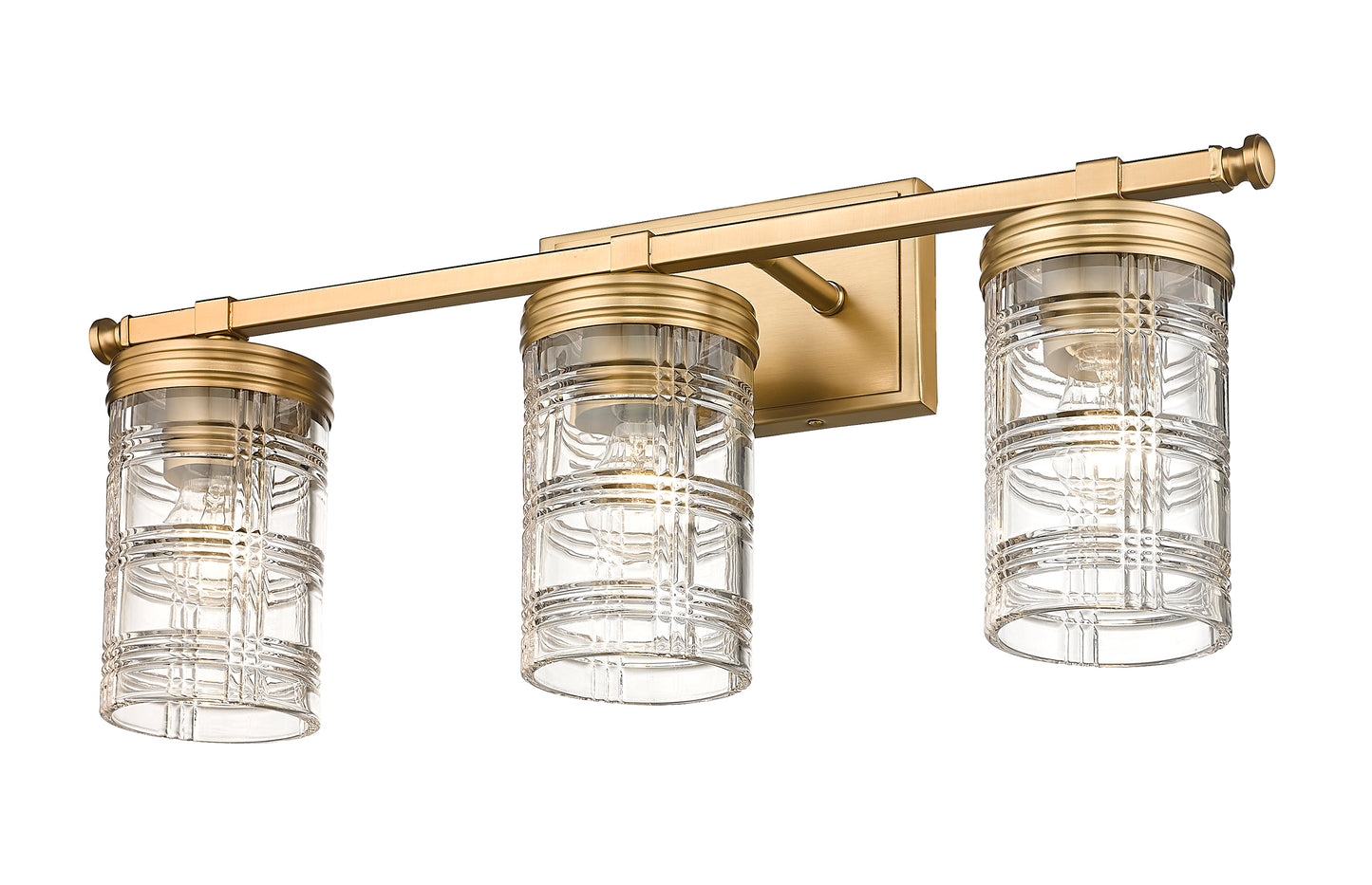 344-3V-HG - Archer 3 Light 25" Vanity - Heirloom Gold