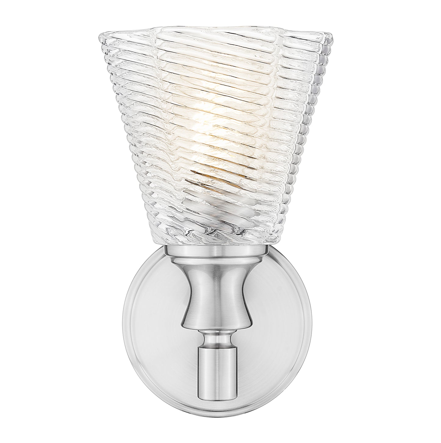 7704-1S-BN - Auden 1 Light Wall 10" Sconce - Brushed Nickel