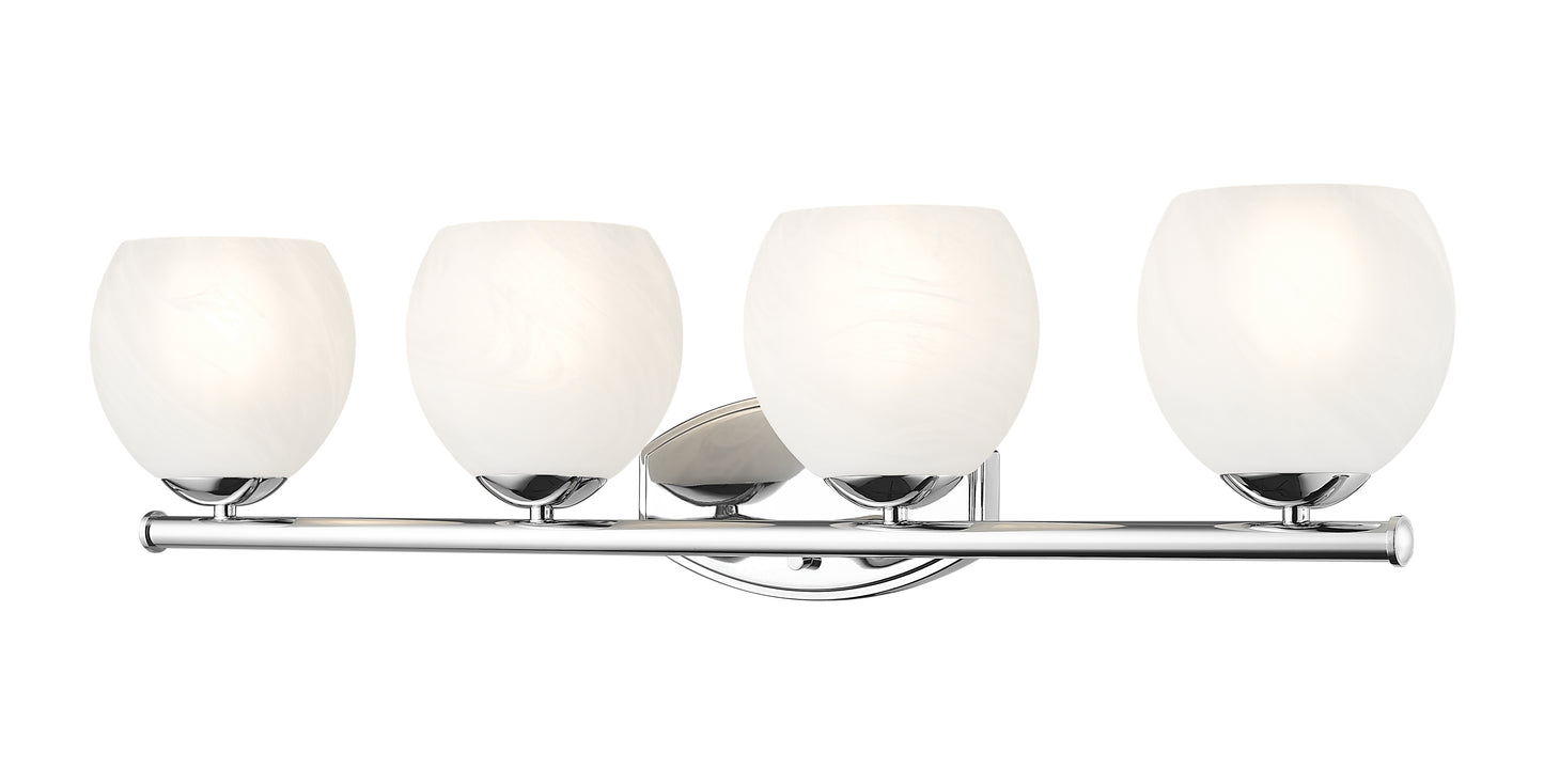 1963-4V-CH - Colette 4 Light 32" Vanity - Chrome