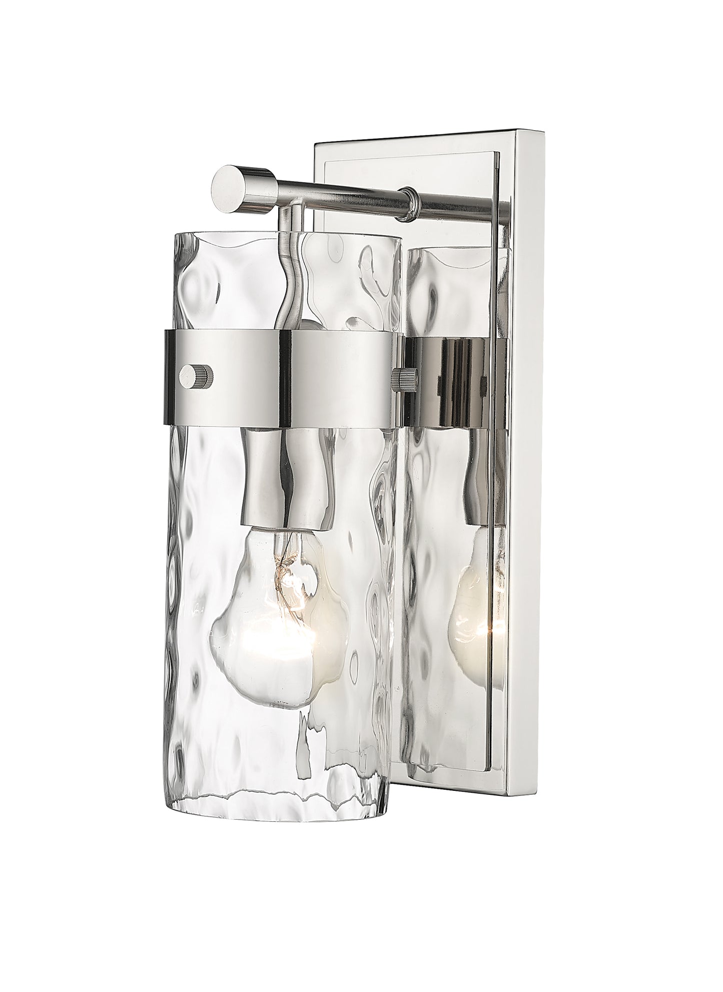 3035-1V-PN - Fontaine 1 Light Wall 11" Sconce - Polished Nickel