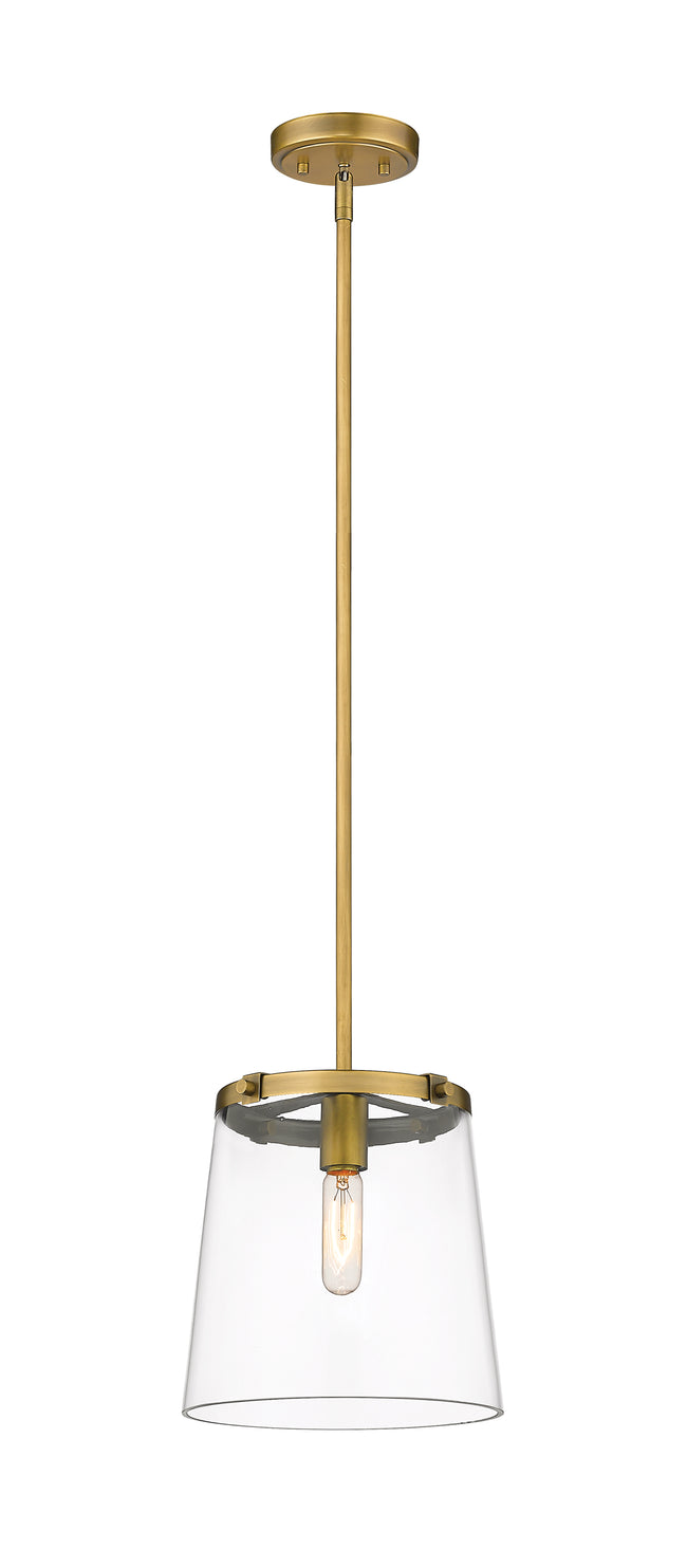 3032P10-RB - Callista 1 Light 10" Pendant - Rubbed Brass