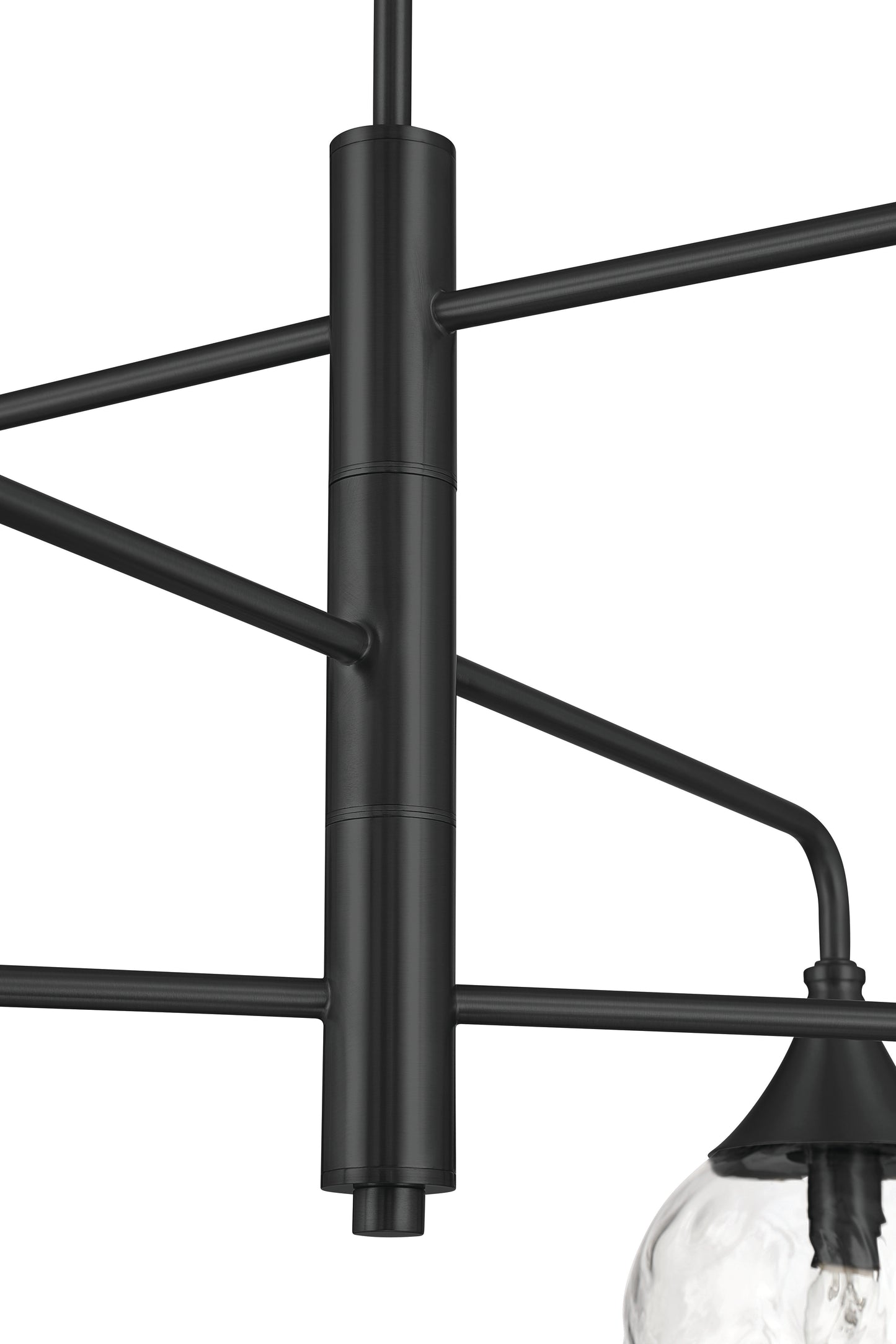 61226-FB - Reflection 6 Light 36" Wide Chandelier - Flat Black