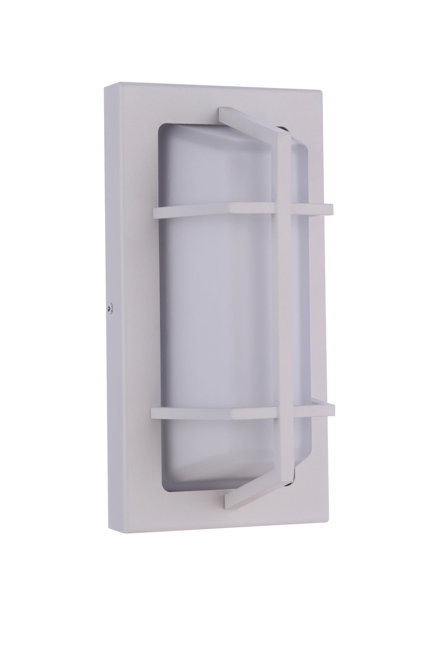 ZA6102-TW - Bulkhead Rectangular 1 Light 10" High Outdoor Wall/Ceiling Mount - Textured White