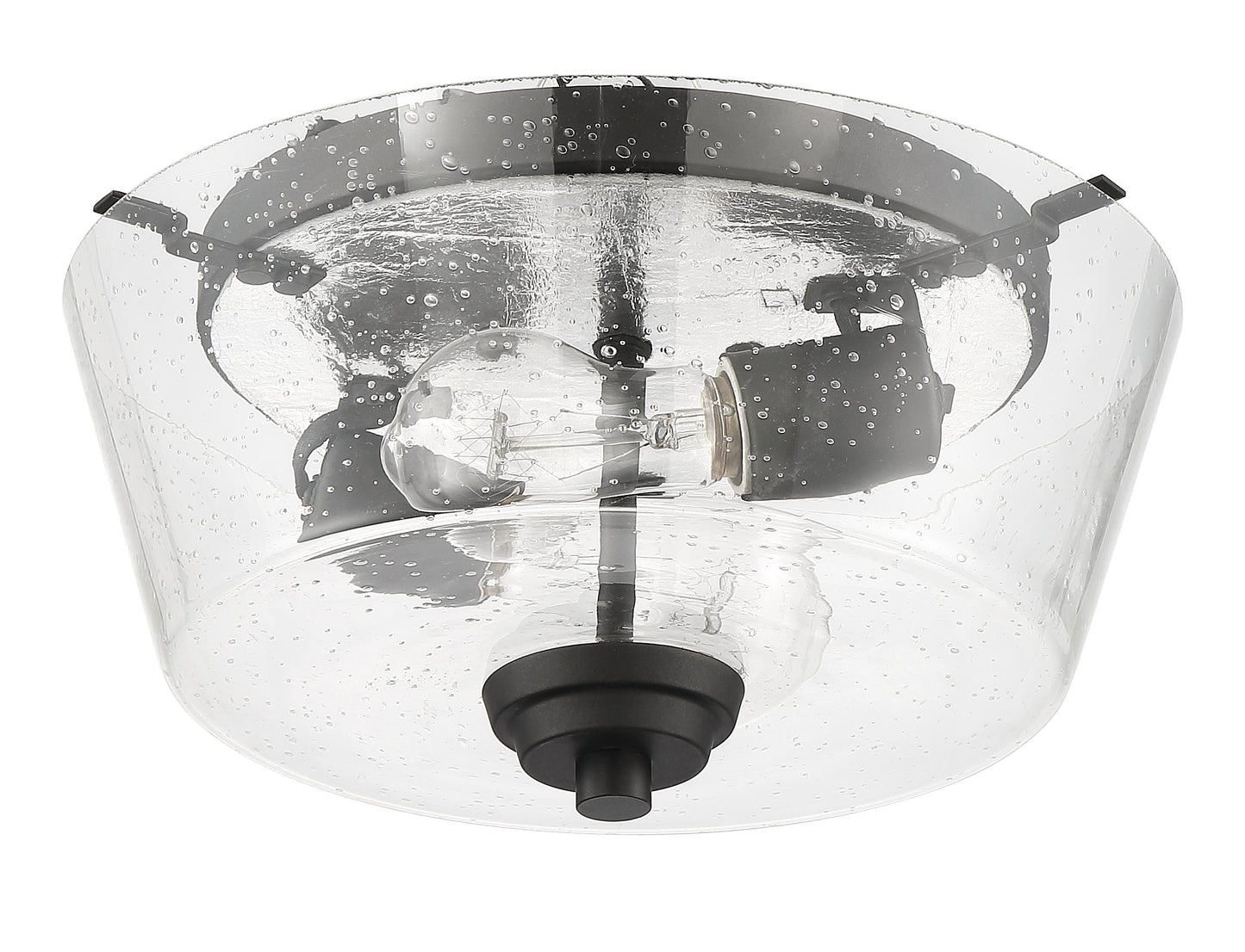 41982-ESP-CS - Grace 2 Light 13" Wide Flush Mount - Espresso
