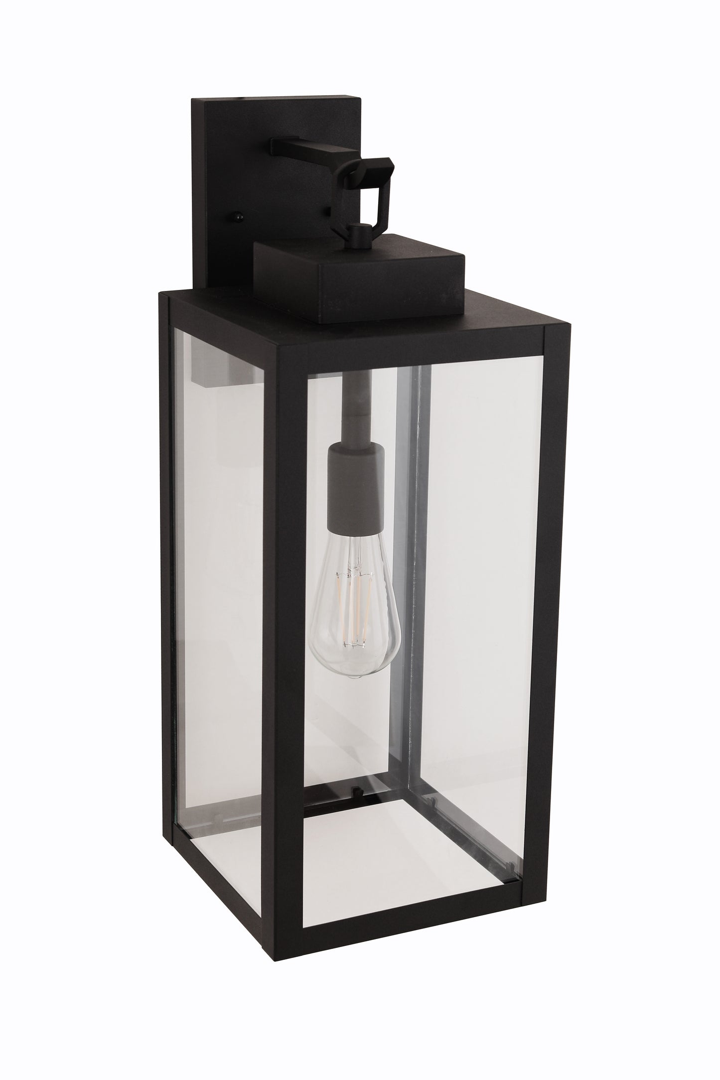 ZA6824-TB - Marin 1 Light 21" High Outdoor Wall Lantern - Textured Black