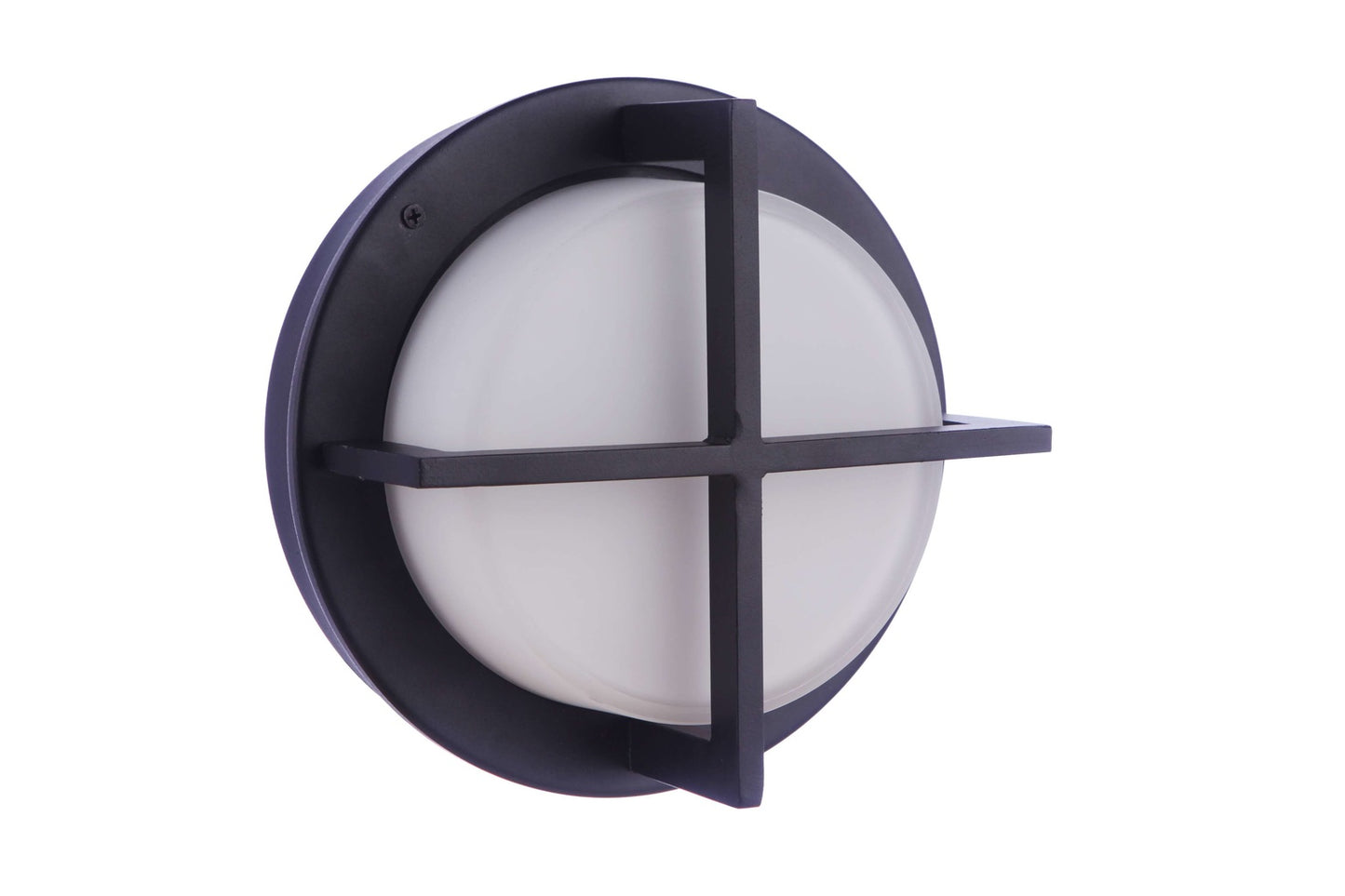ZA5912-TB - Bulkhead Round 2 Light 3.94" High Outdoor Wall/Ceiling Mount - Textured Black