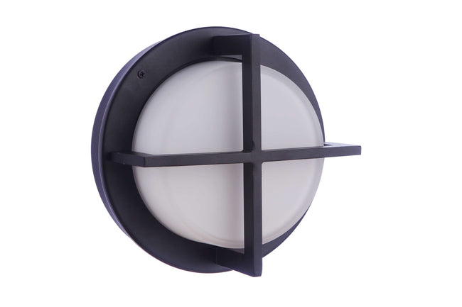 ZA5912-TB - Bulkhead Round 2 Light 3.94" High Outdoor Wall/Ceiling Mount - Textured Black