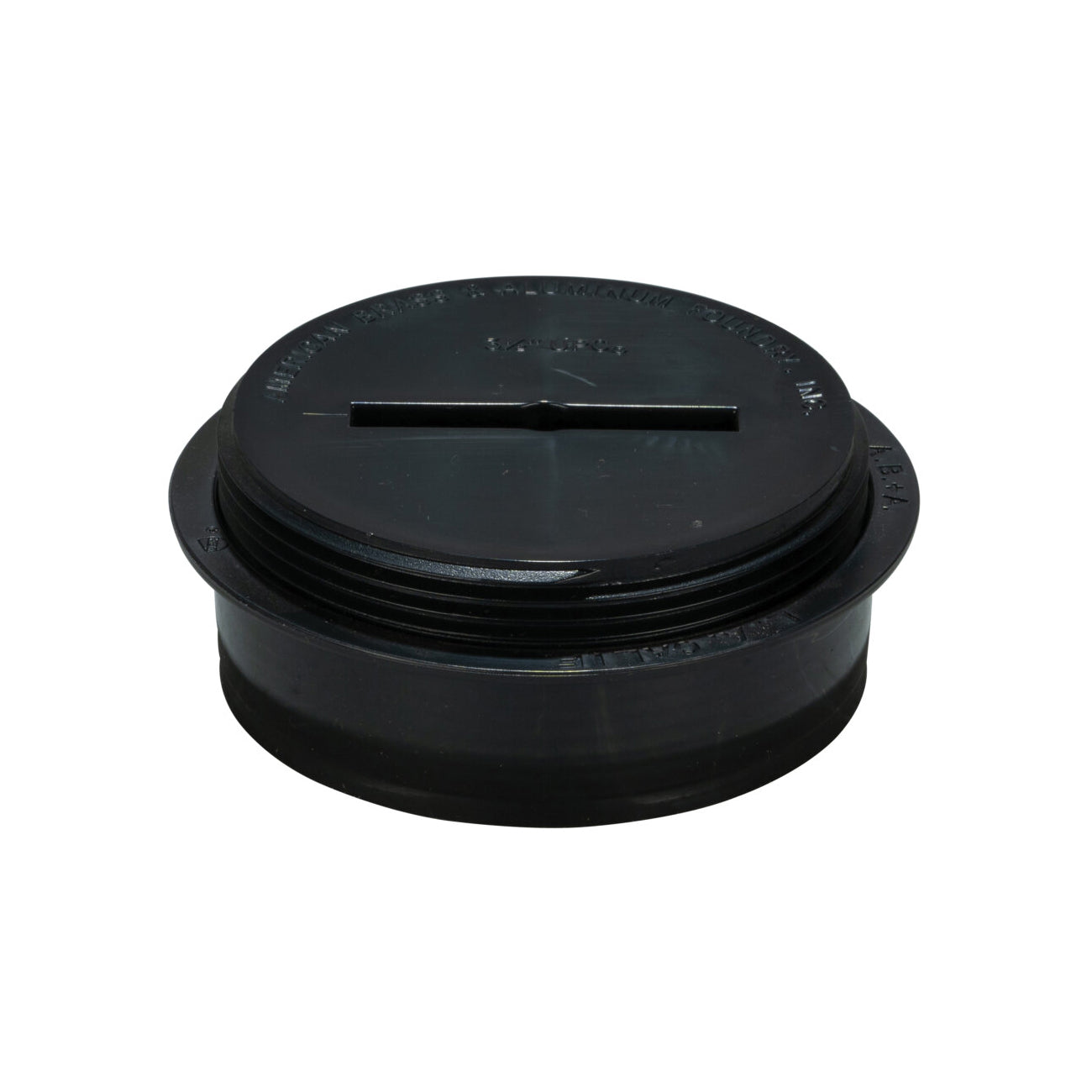 68501 -  3" Quick-Fit Cleanout Fitting with Plastic Countersunk Plug