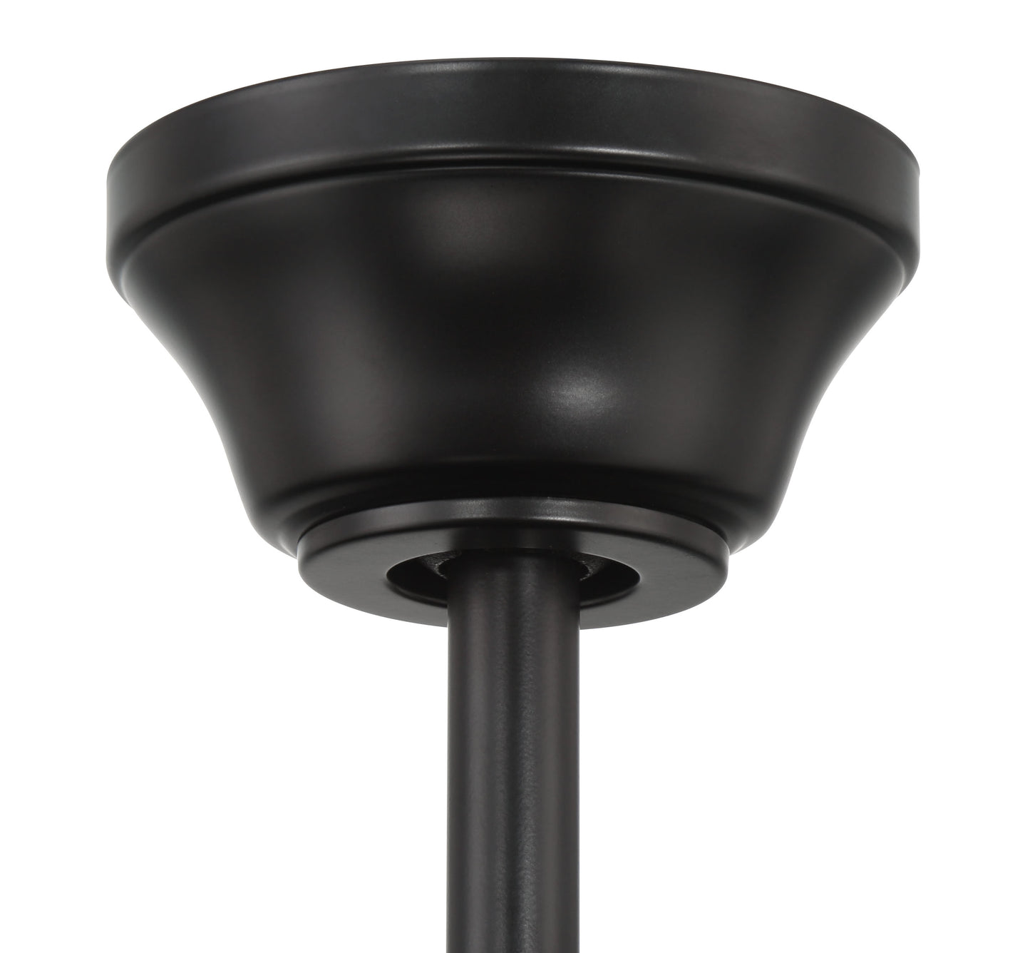 ECF114FB5-FBGW - Eos Frost 4 Light 52" 5 Blade Ceiling Fan with Light Kit - Flat Black