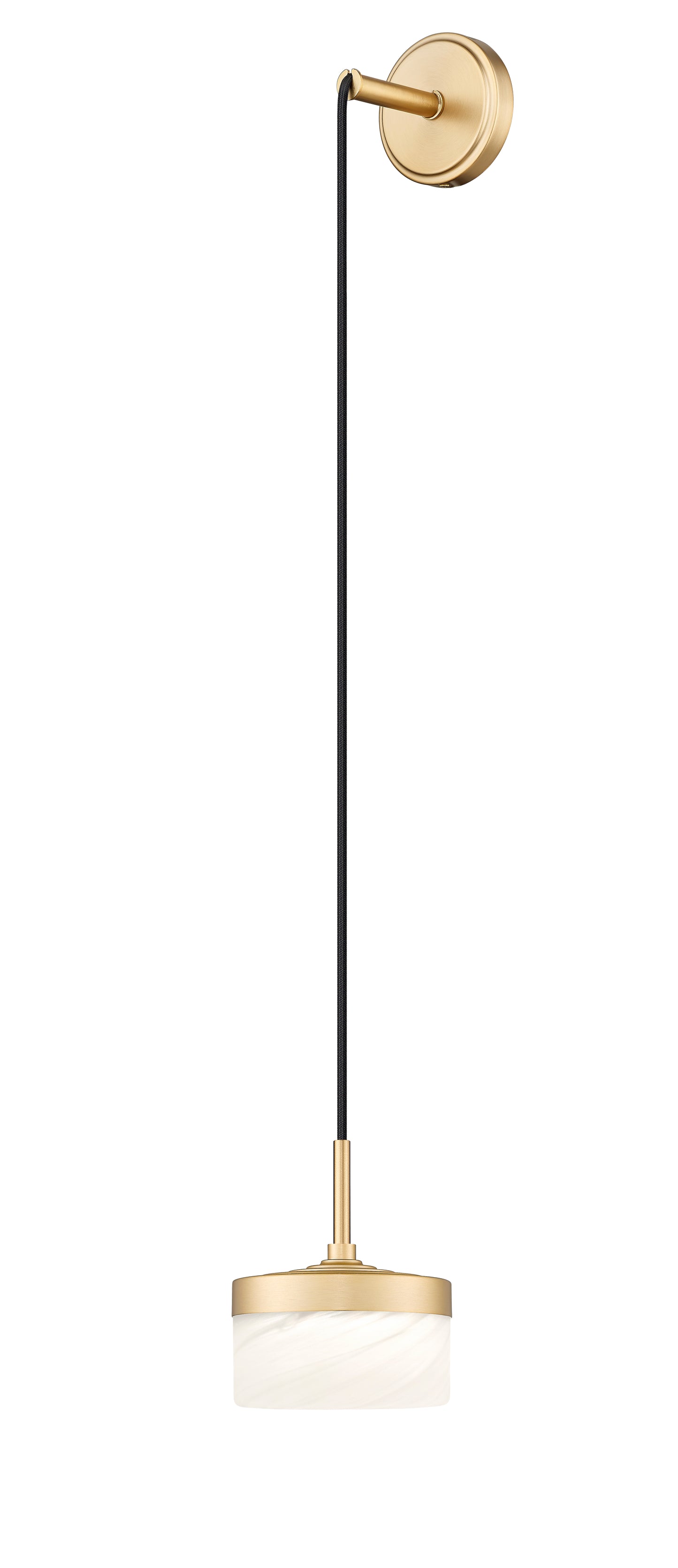 827S-MGLD-LED - Renaud 1 Light Wall 11" Sconce - Modern Gold