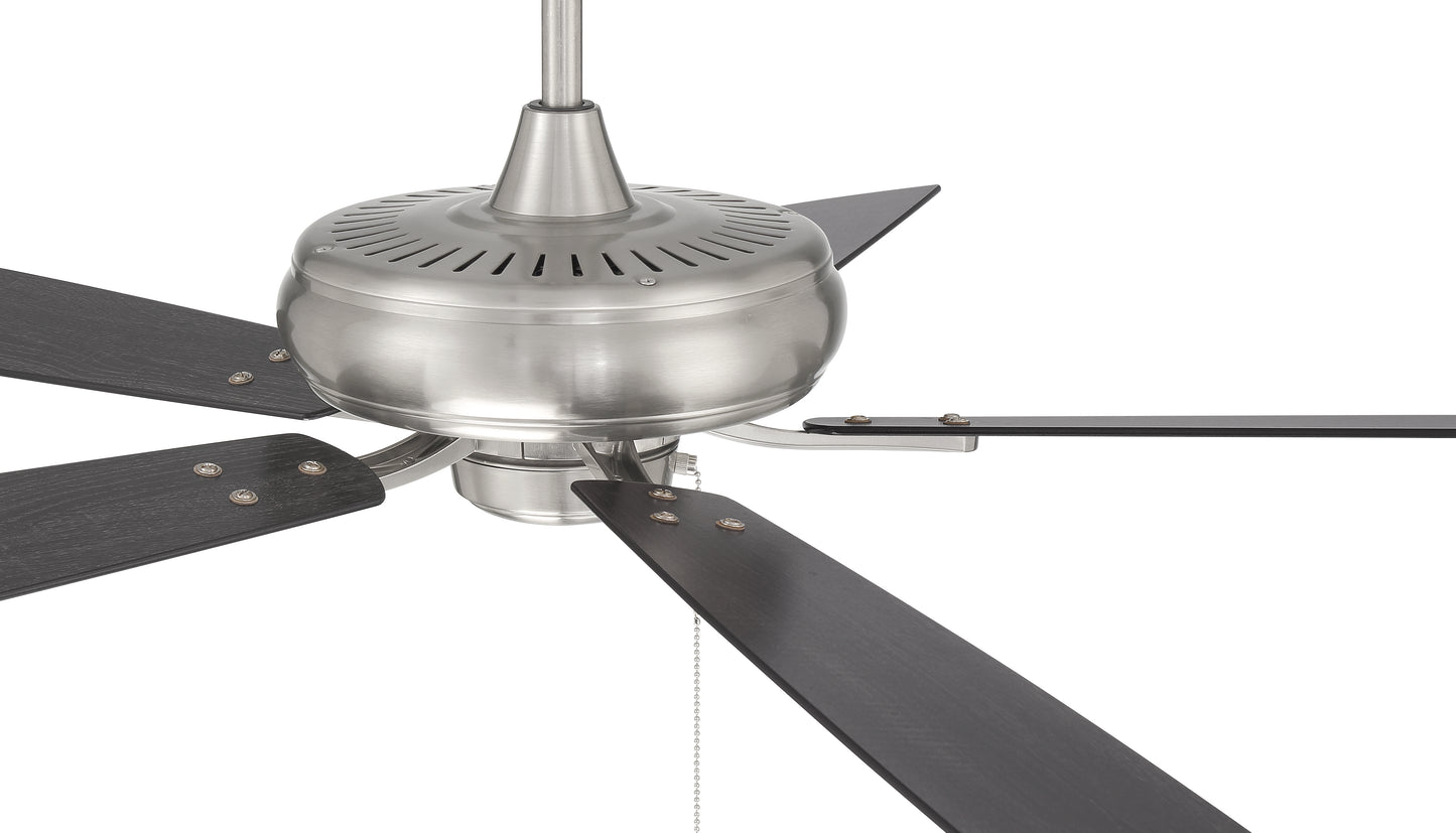 ECF52BNK5-BNGW - Eos 52" 5 Blade Ceiling Fan with Light Kit - Brushed Nickel