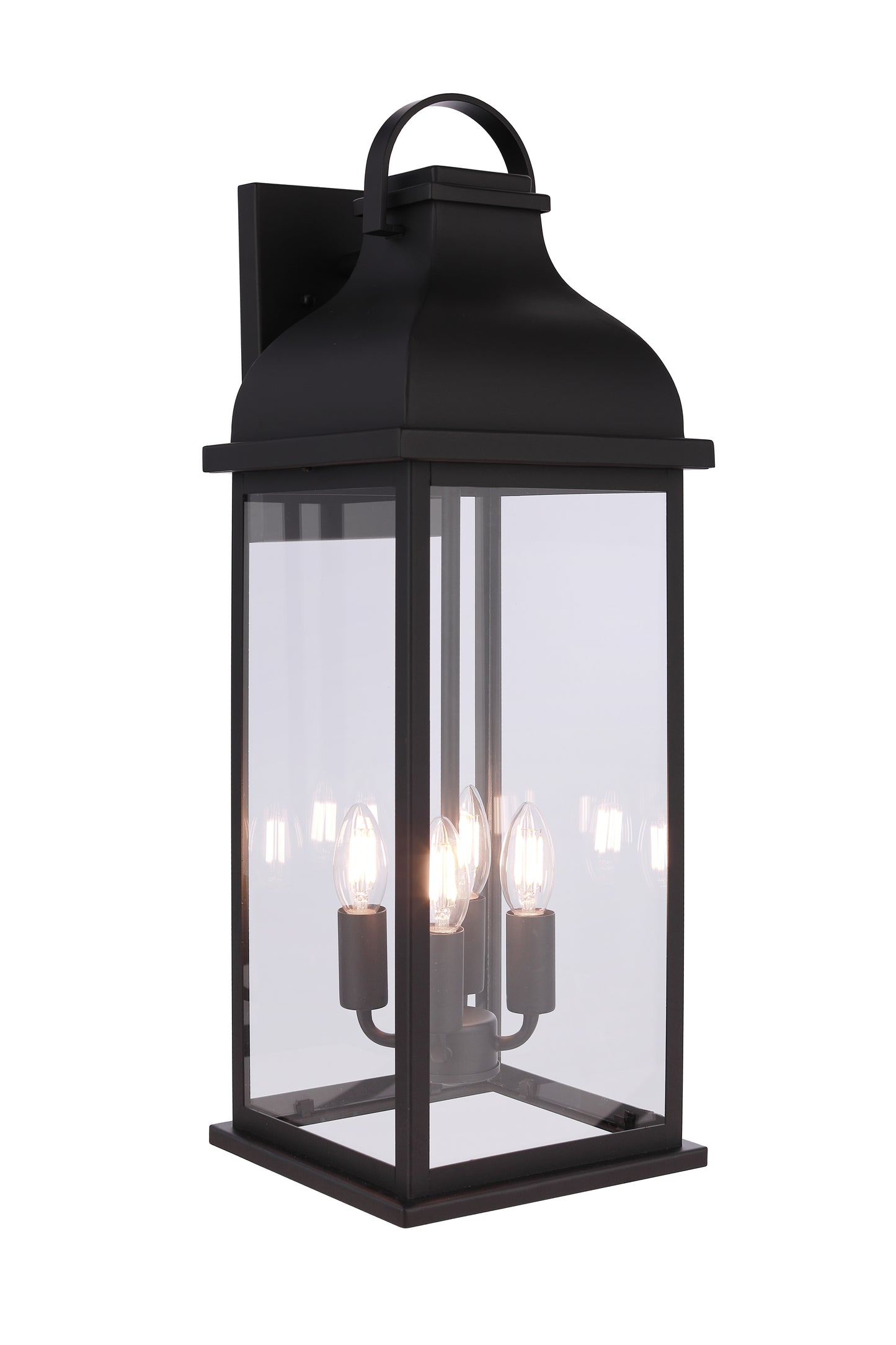 ZA7234-MN - Bent Tree 4 Light 26" High Outdoor Wall Lantern - Midnight