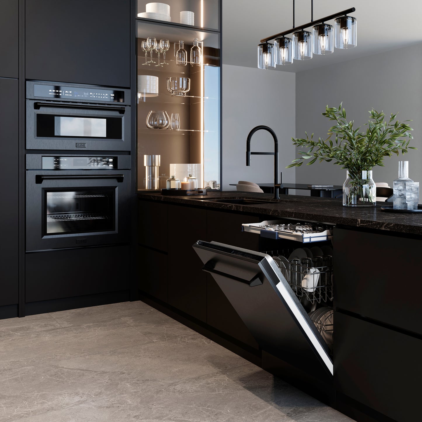 INC-KF-MB - Incline Kitchen Faucet in Matte Black