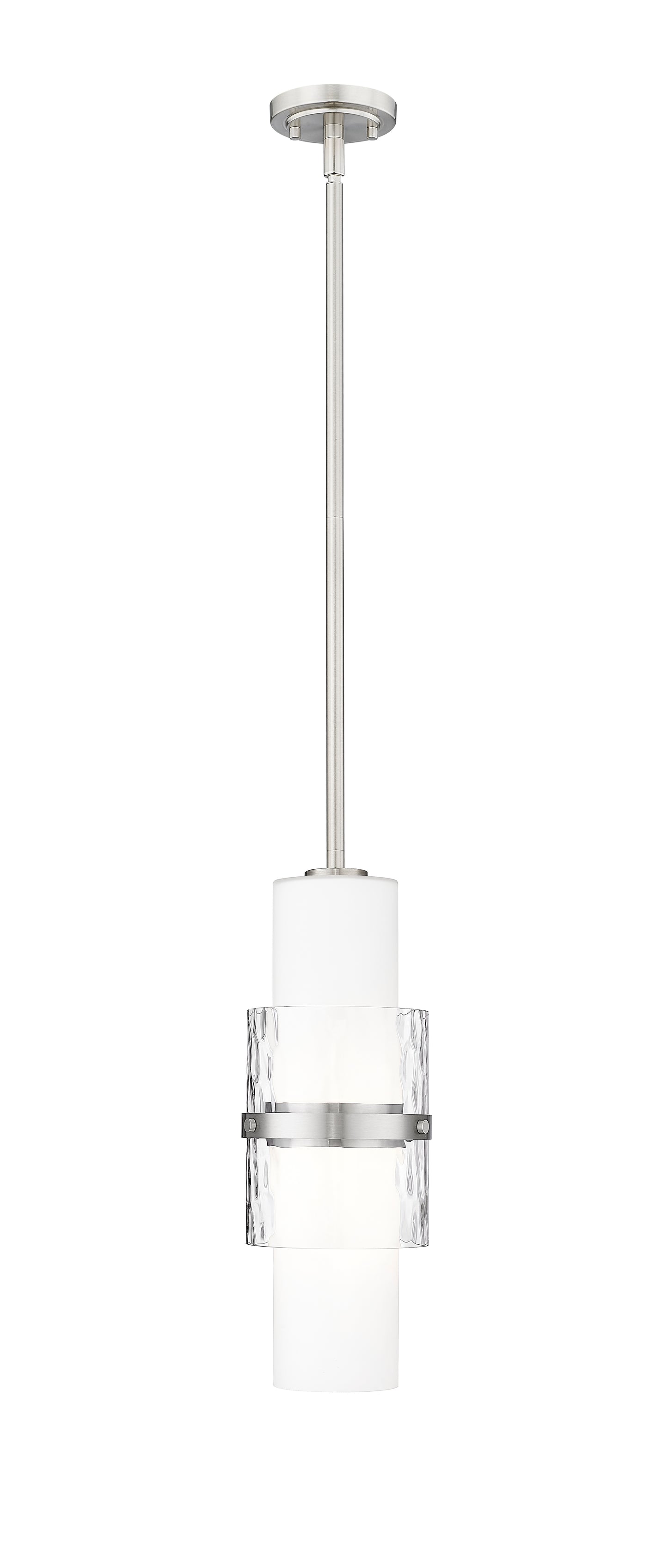 1946P-ROD-BN - Cayden 1 Light 6" Pendant - Brushed Nickel