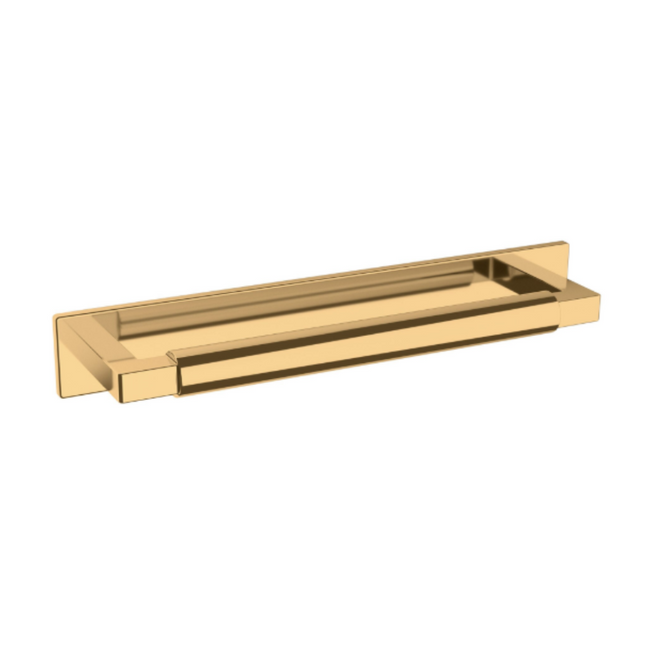 4927003 - 6" Centers - Contemporary Back Plate - Polished Brass