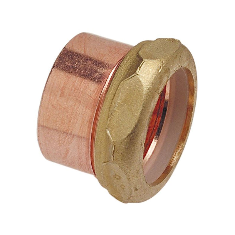 H018000 - 901-7 DWV Trap Adapter - 1-1/4" C x SJ,  Wrot Copper