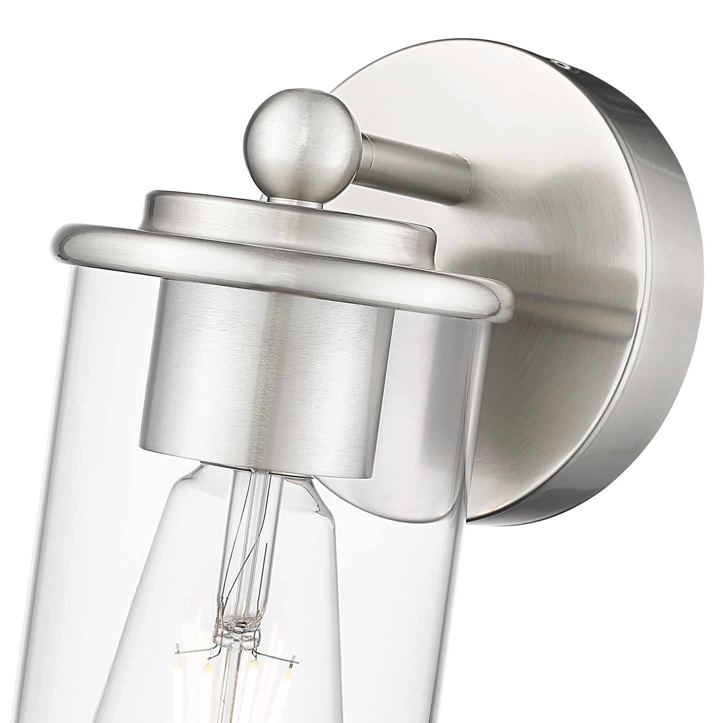 742-1S-BN - Thayer 1 Light Wall 9" Sconce - Brushed Nickel
