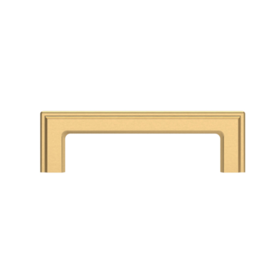 4426044 - 4" Centers - Raised Pull - Satin Brass