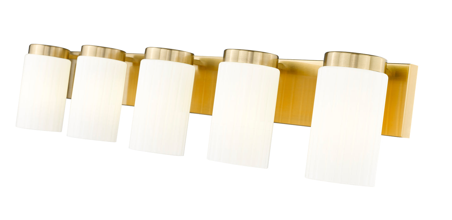746-5V-LG - Burk 5 Light 38" Vanity - Luxe Gold