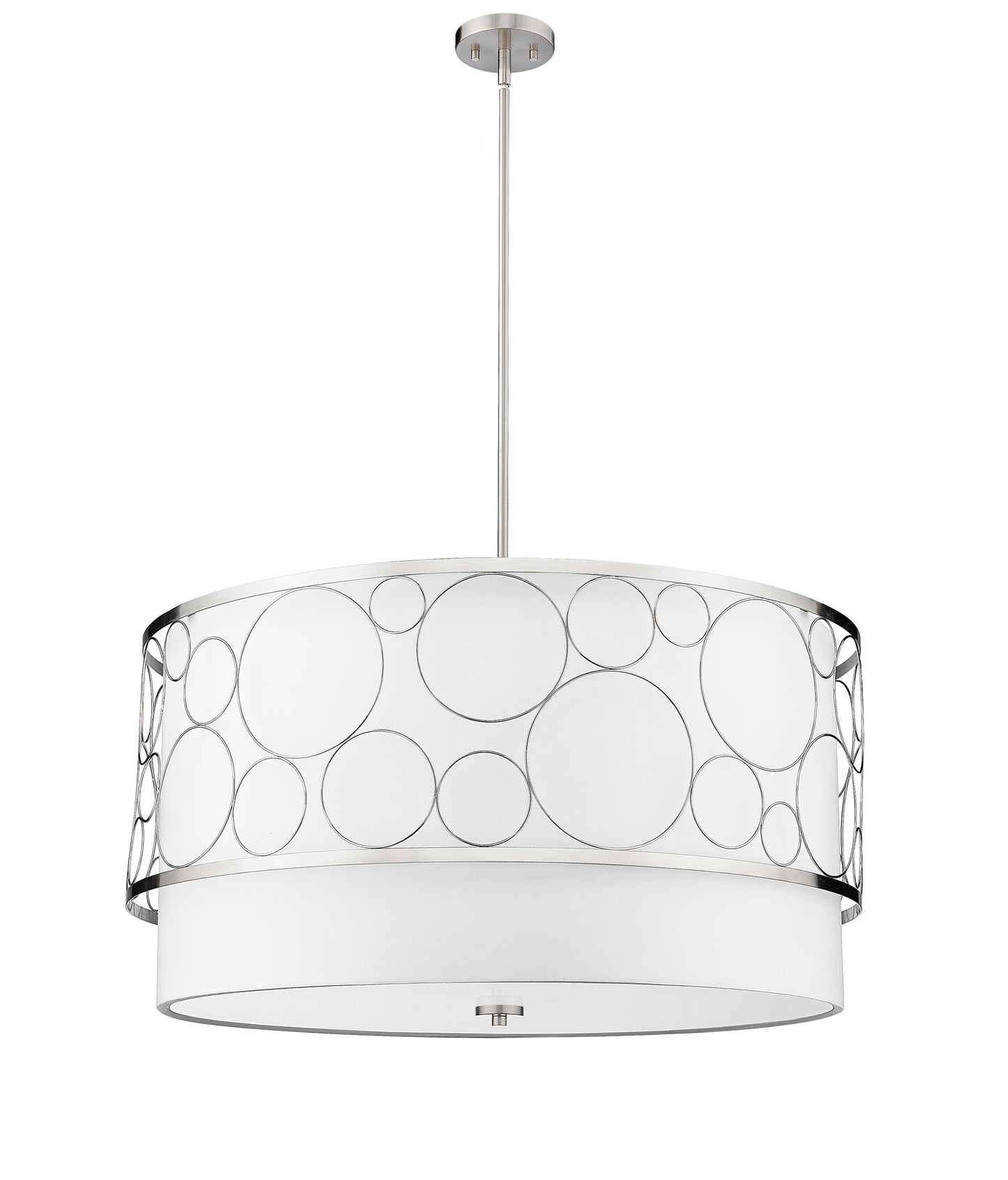 197-32BN - Kendall 5 Light 32" Chandelier - Brushed Nickel