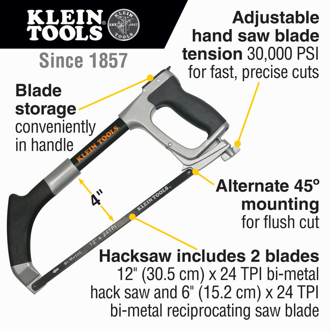 702-12 - 12" Blade High-Tension Hacksaw