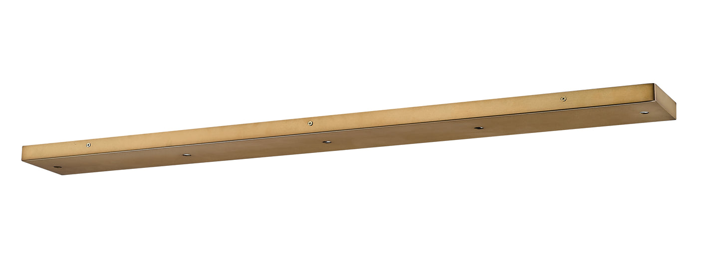 CP4205L-RB - Multi Point Canopy 5 Light Ceiling 5" Plate - Rubbed Brass