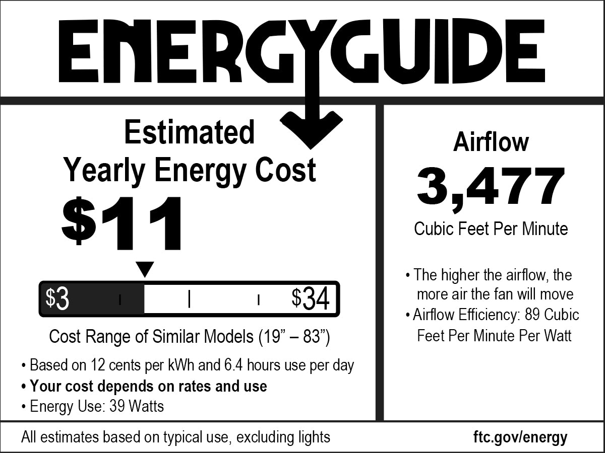 NTO54W3 - Nitro 54" 3 Blade Indoor Outdoor Ceiling Fan with Light Kit - White