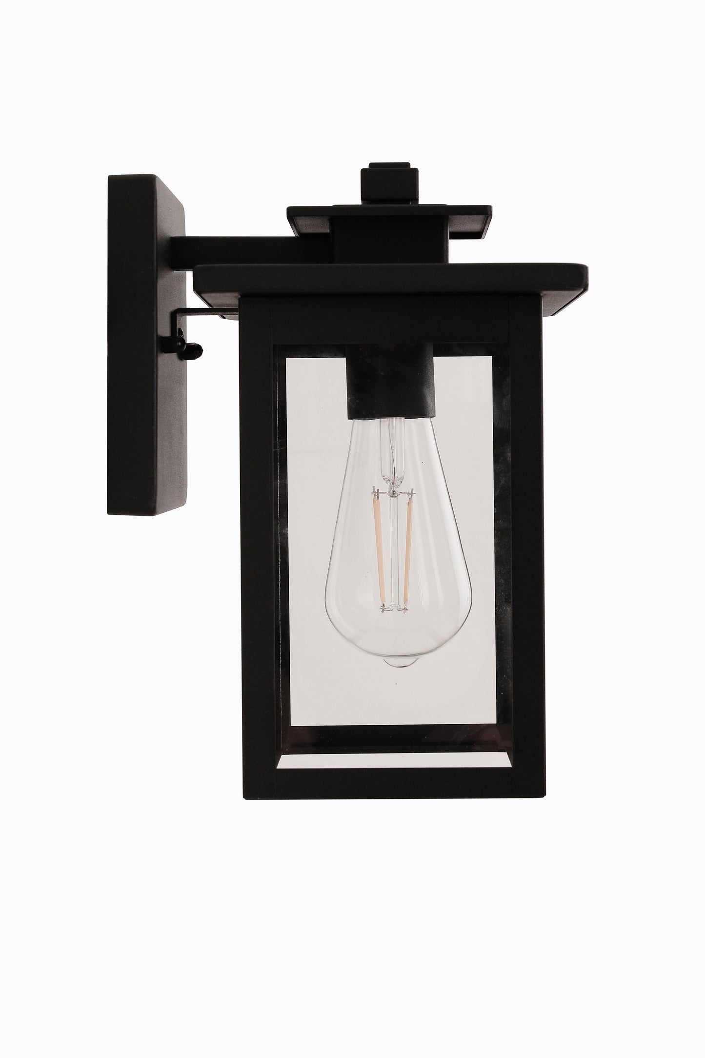 ZA7004-TB - Rock Creek 1 Light 10.25" High Outdoor Wall Lantern - Textured Black