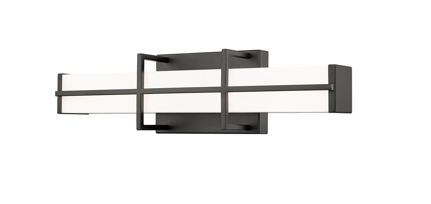 1011-18W-MB-LED - Harrison 1 Light 18" Vanity - Matte Black