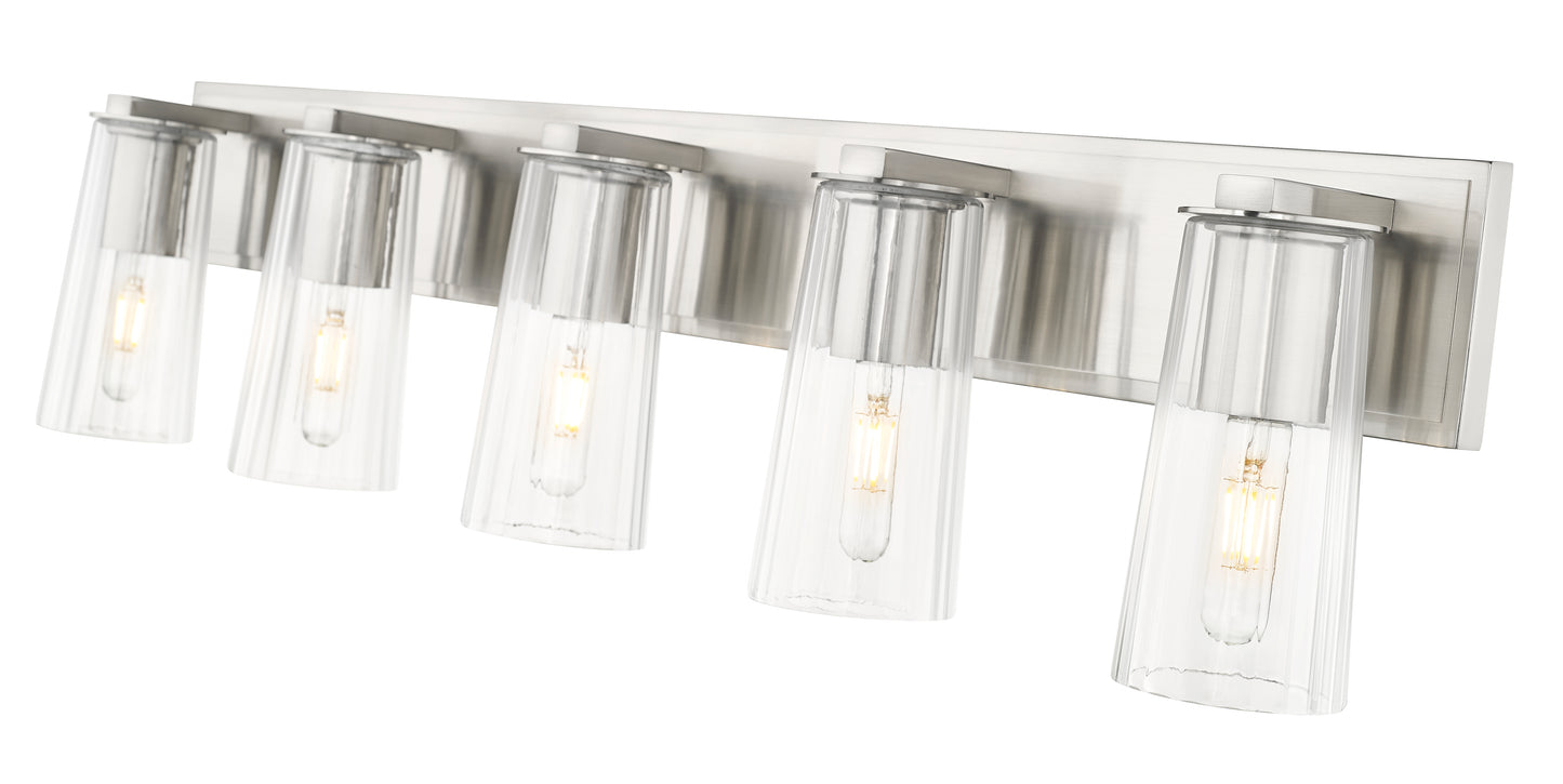 826-5V-BN - Titus 5 Light 40" Vanity - Brushed Nickel