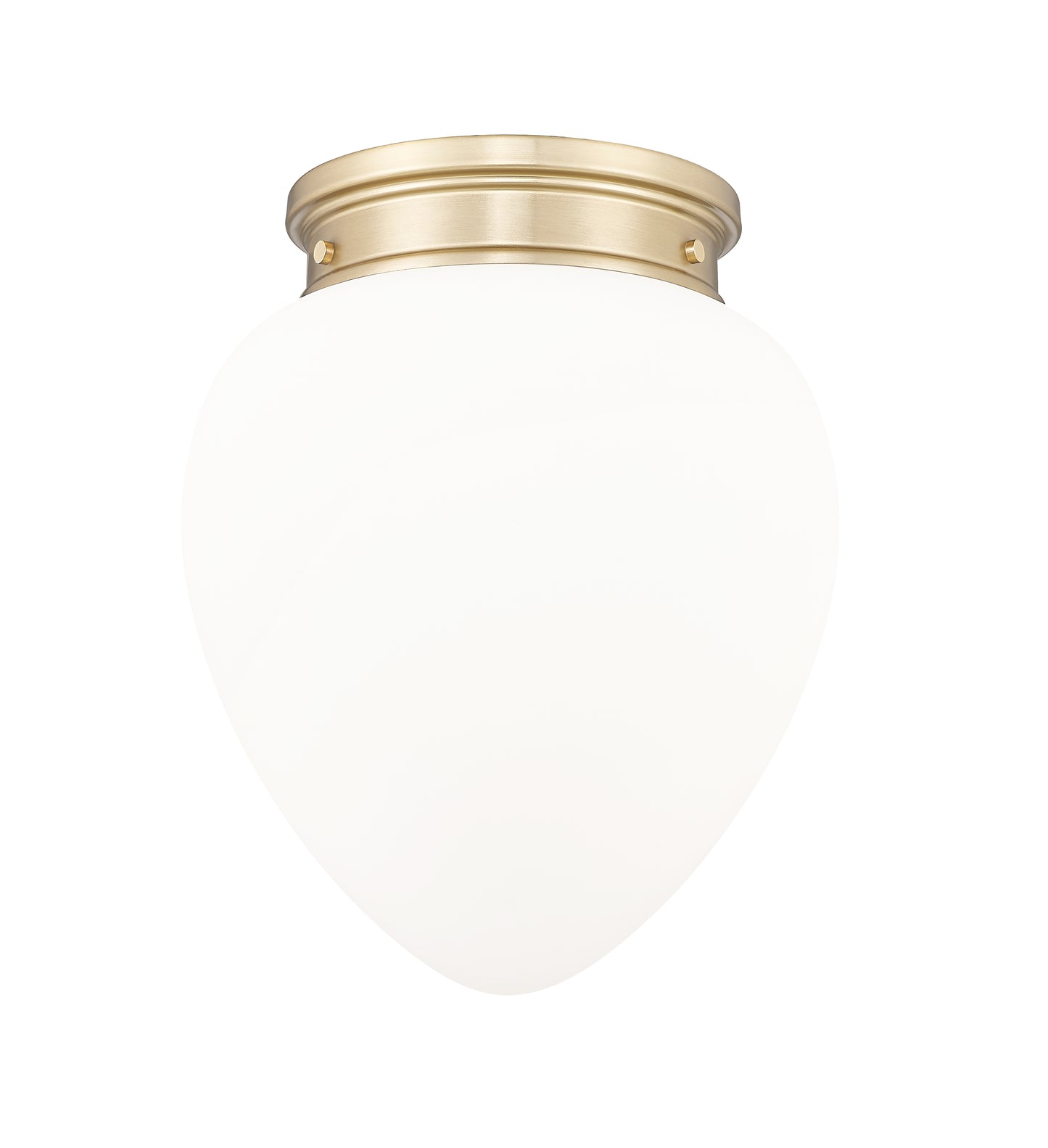 1945F12-MGLD - Gideon 1 Light Flush 12" Mount - Modern Gold