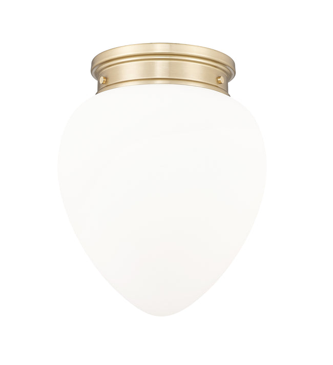 1945F12-MGLD - Gideon 1 Light Flush 12" Mount - Modern Gold